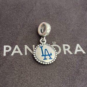 Pandora MLB LA Los Angeles Exclusive Dangle Charm Pendant